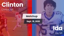 Matchup: Clinton  vs. Ida  2020