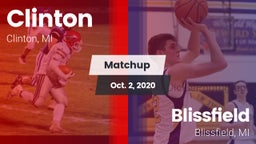 Matchup: Clinton  vs. Blissfield  2020