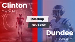 Matchup: Clinton  vs. Dundee  2020