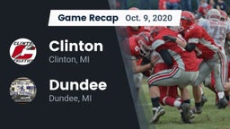 Recap: Clinton  vs. Dundee  2020