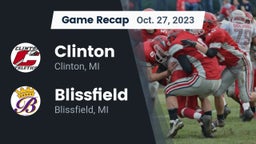 Recap: Clinton  vs. Blissfield  2023