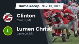 Recap: Clinton  vs. Lumen Christi  2023