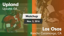 Matchup: Upland  vs. Los Osos  2016