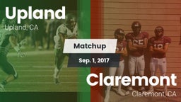 Matchup: Upland  vs. Claremont  2017