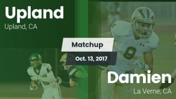 Matchup: Upland  vs. Damien  2017
