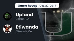 Recap: Upland  vs. Etiwanda  2017