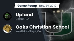 Recap: Upland  vs. Oaks Christian School 2017
