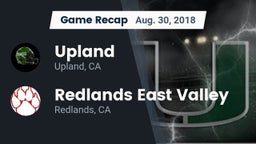 Recap: Upland  vs. Redlands East Valley  2018