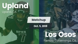 Matchup: Upland  vs. Los Osos  2018