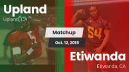 Matchup: Upland  vs. Etiwanda  2018