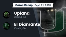 Recap: Upland  vs. El Diamante  2018
