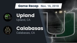 Recap: Upland  vs. Calabasas  2018