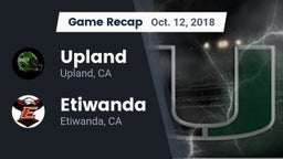 Recap: Upland  vs. Etiwanda  2018
