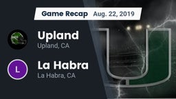 Recap: Upland  vs. La Habra  2019