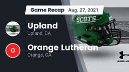 Recap: Upland  vs. Orange Lutheran  2021