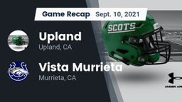 Recap: Upland  vs. Vista Murrieta  2021