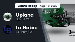 Recap: Upland  vs. La Habra  2022