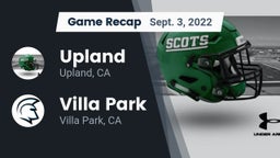 Recap: Upland  vs. Villa Park  2022