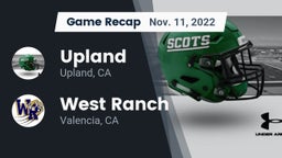 Recap: Upland  vs. West Ranch  2022