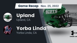 Recap: Upland  vs. Yorba Linda  2022