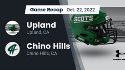 Recap: Upland  vs. Chino Hills  2022