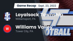 Recap: Loyalsock Township  vs. Williams Valley  2022