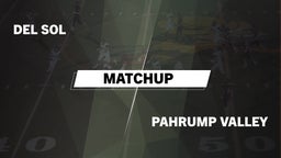 Matchup: Del Sol  vs. Pahrump Valley  2016