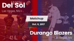 Matchup: Del Sol  vs. Durango  Blazers 2017