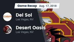 Recap: Del Sol  vs. Desert Oasis  2018
