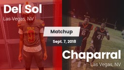 Matchup: Del Sol  vs. Chaparral  2018