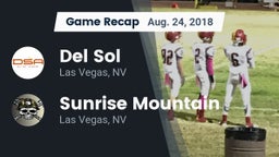 Recap: Del Sol  vs. Sunrise Mountain  2018