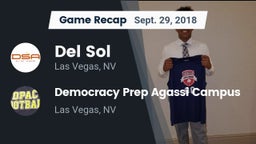 Recap: Del Sol  vs.  Democracy Prep Agassi Campus 2018