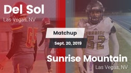 Matchup: Del Sol  vs. Sunrise Mountain  2019