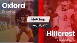 Matchup: Oxford  vs. Hillcrest  2017