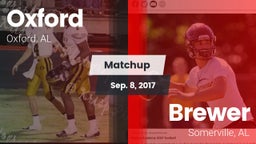 Matchup: Oxford  vs. Brewer  2017