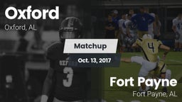 Matchup: Oxford  vs. Fort Payne  2017