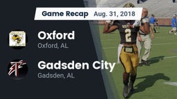 Recap: Oxford  vs. Gadsden City  2018