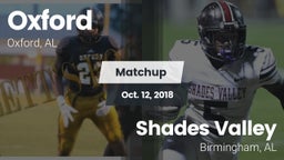 Matchup: Oxford  vs. Shades Valley  2018