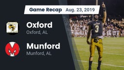 Recap: Oxford  vs. Munford  2019