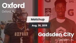 Matchup: Oxford  vs. Gadsden City  2019