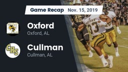 Recap: Oxford  vs. Cullman  2019