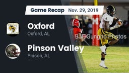 Recap: Oxford  vs. Pinson Valley  2019