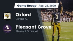 Recap: Oxford  vs. Pleasant Grove  2020