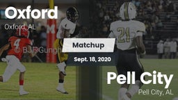 Matchup: Oxford  vs. Pell City  2020