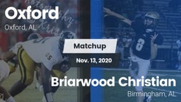 Matchup: Oxford  vs. Briarwood Christian  2020