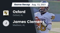 Recap: Oxford  vs. James Clemens  2021