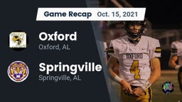 Recap: Oxford  vs. Springville  2021