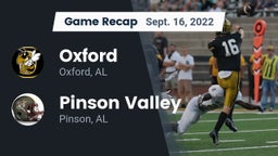 Recap: Oxford  vs. Pinson Valley  2022
