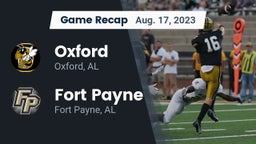 Recap: Oxford  vs. Fort Payne  2023