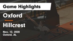 Oxford  vs Hillcrest  Game Highlights - Nov. 12, 2020